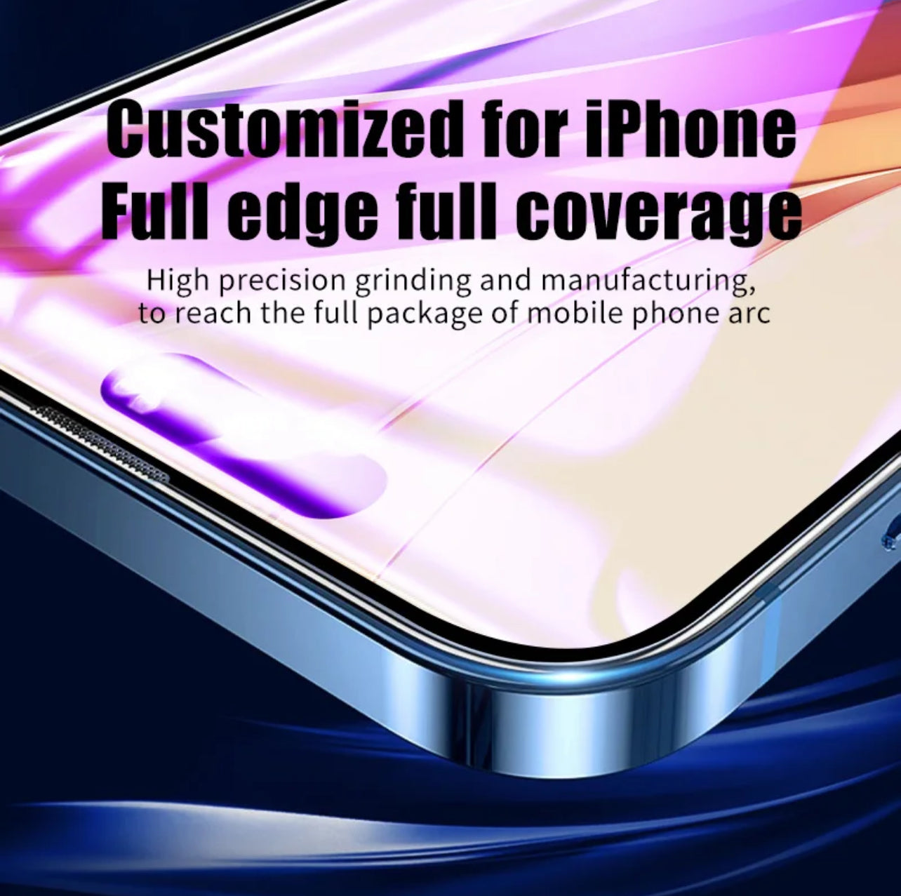 PJun Branded Violet Anti-Blue Light Glass Screen Protector 2pcs- iPhone PJun Branded Violet Anti-Blue Light Glass Screen Protector 2pcs- iPhone